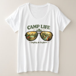 La vida de campamento se siente bien – Camiseta re