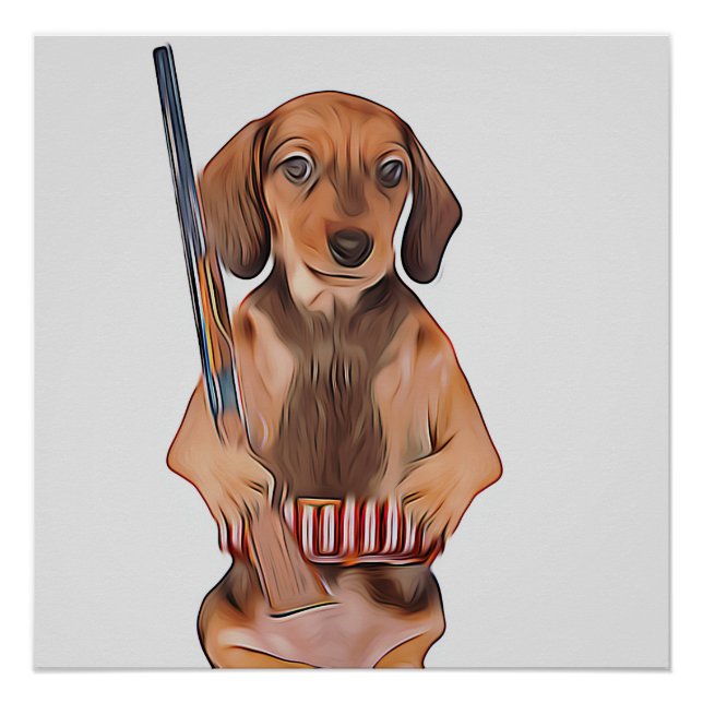 La Vida De Dachshund Es Mejor Con Un Poster De Nav (Anverso)