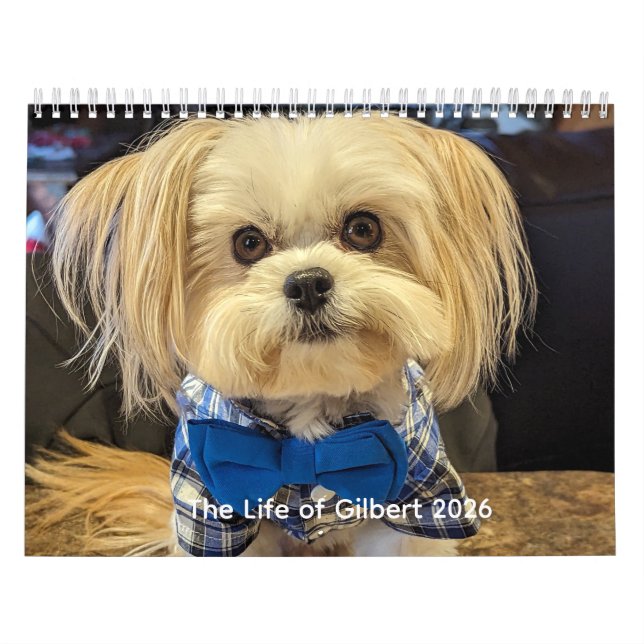 La vida de Gilbert Calendario 2026 (Tapa)