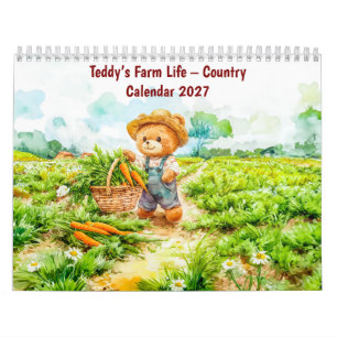 La vida de granja de Teddy – Calendario rural