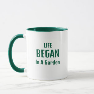 La vida de jardinería comenzó en una taza de café
