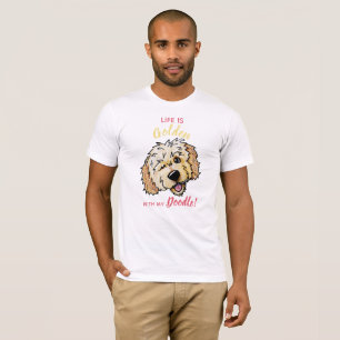 La vida de KiniArt es una camiseta de DOODLE dorad