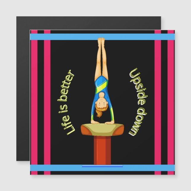 La vida de la bóveda de gimnasia es mejor al revés (Anverso/Reverso)