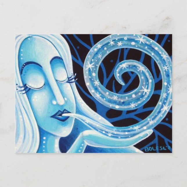 La vida de la postal de invierno (Anverso)