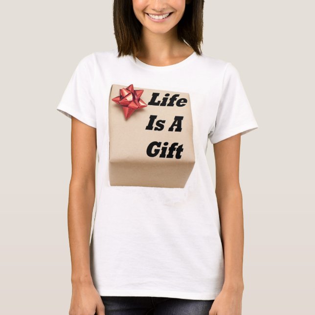 La vida de las camisetas es un regalo (Anverso)