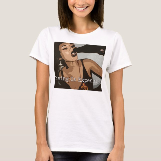 La vida de Turbo Blanco es camiseta costosa de la (Anverso)