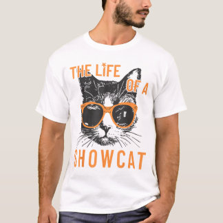 La vida de una camiseta graciosa de un gato enamor