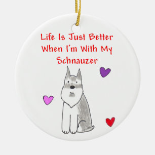 La vida del Schnauzer es apenas un mejor ornamento