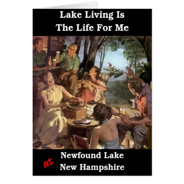 La vida en el lago es para mí (Frente)