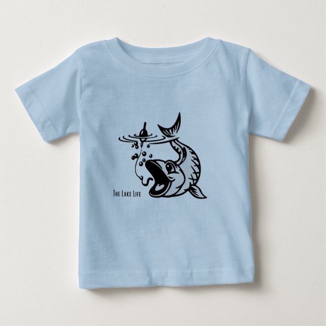 La vida en el lago - la camiseta Fin Baby (Anverso)
