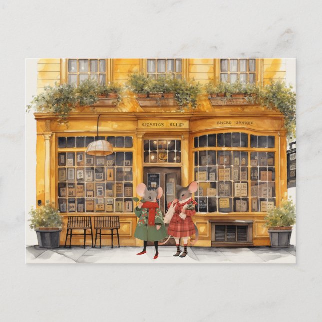 La vida en la ciudad de los ratones - Postales par (Anverso)