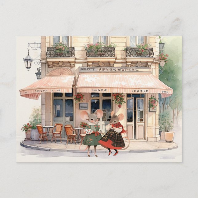 La vida en la ciudad de los ratones - Postales par (Anverso)