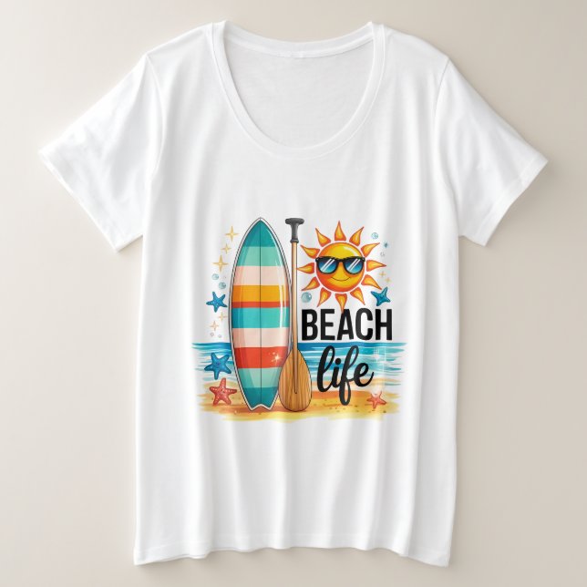 La vida en la playa  (Anverso del diseño)