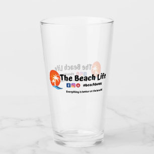 La vida en la playa - Cristal de pintura