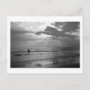 La vida en la playa: postal de Japón