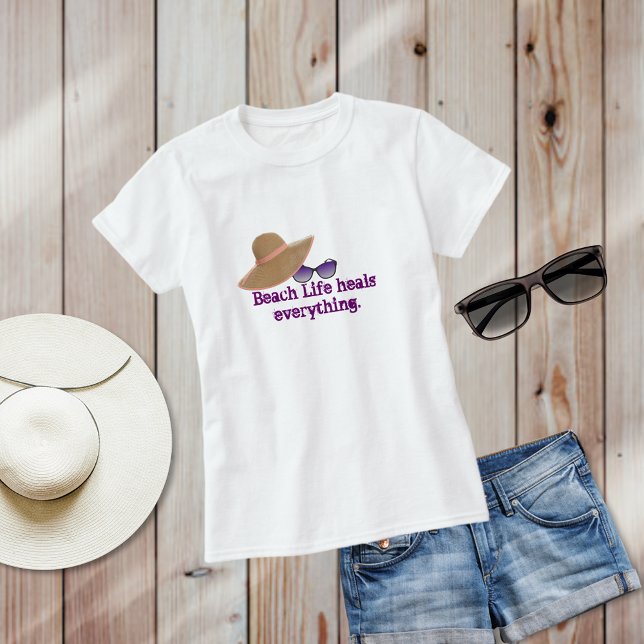 La Vida En La Playa Sanará Todo En La Camisa (Subido por el creador)