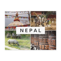 La vida en la postal de Nepal