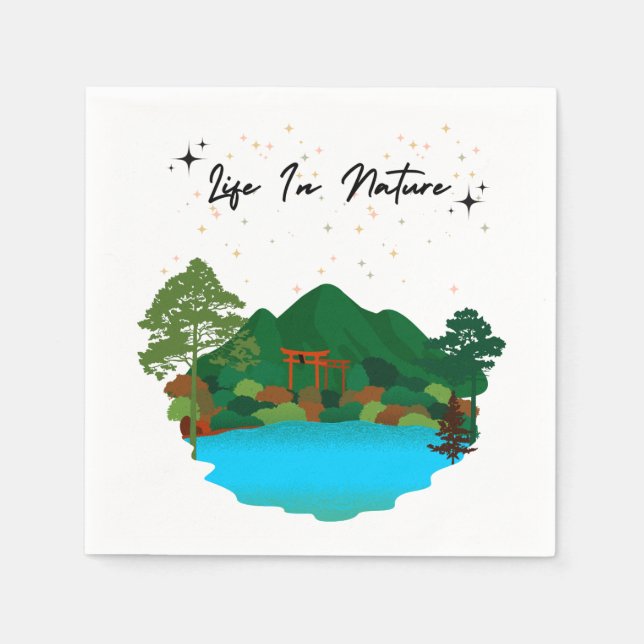 La vida en la servilleta de papel natural (Anverso)