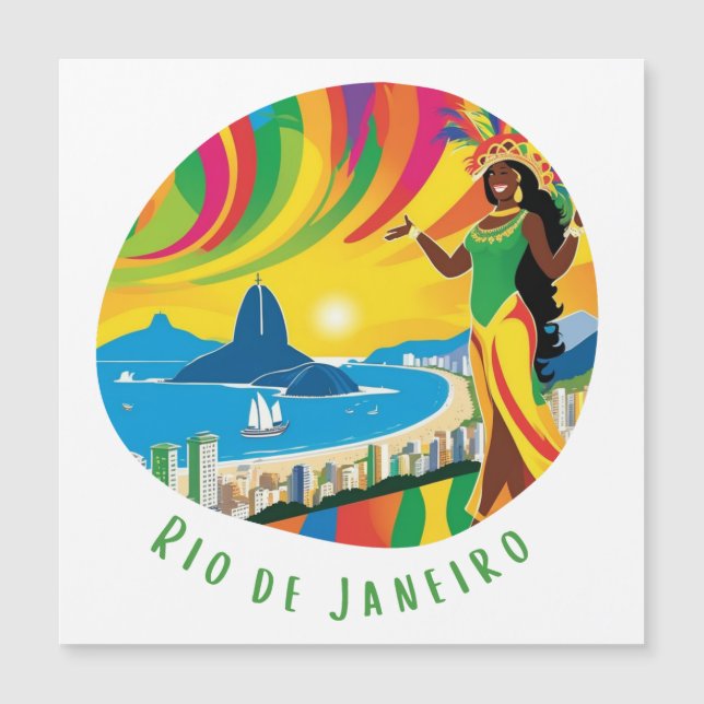 La vida en Río de Janeiro en la ciudad (Anverso)