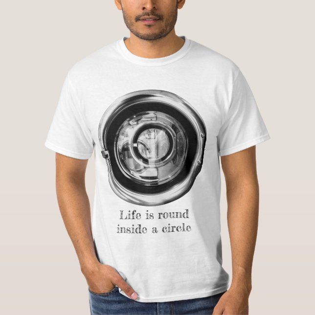 La vida en un círculo – Camiseta conceptual (Anverso)