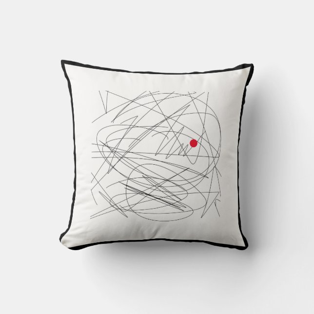 La vida. Enfoque. Resumen Minimalismo almohada de  (Anverso)