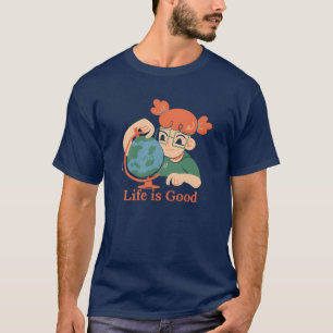 La vida es buena - Explora la camiseta del mundo