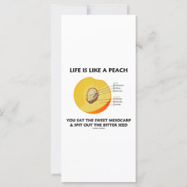 La Vida Es Como Un Peach Eat Sweet Mesocarp Spit O