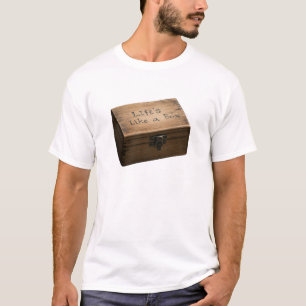 La vida es como una camiseta de caja