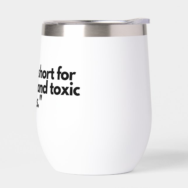 "La vida es demasiado corta, celebrar el buen café (Izquierdo)