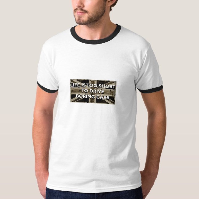 La vida es demasiado corta conducir la camiseta (Anverso)