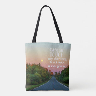 La vida es difícil, pero tú también eres una bolsa