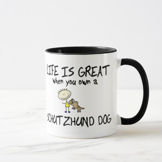 La vida es gran taza de Schutzhund (Derecha)