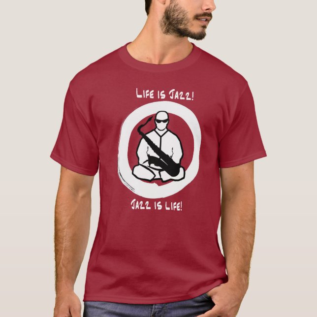 La vida es jazz, jazz es camisa de la oscuridad de (Anverso)