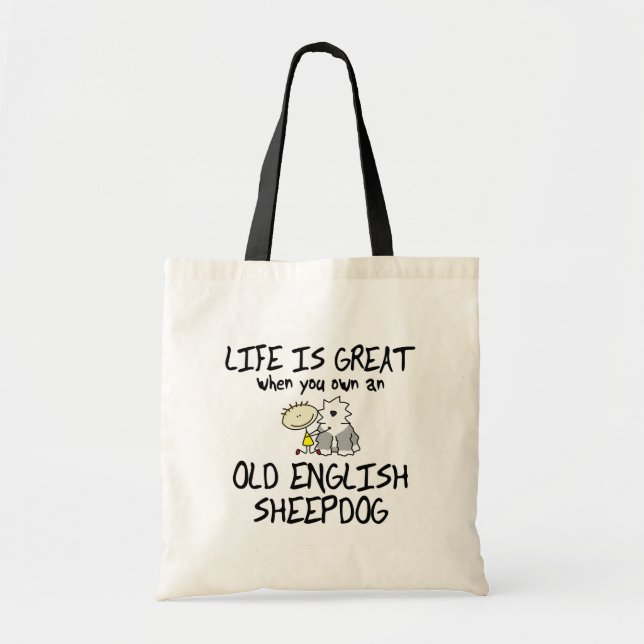 La vida es la gran bolsa de asas inglesa vieja del (Frente)