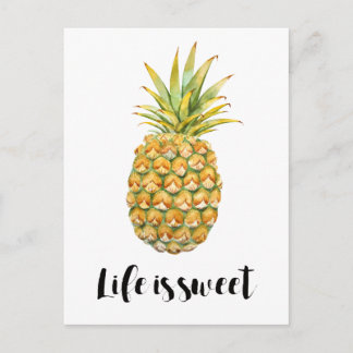 La vida es la postal de la piña dulce