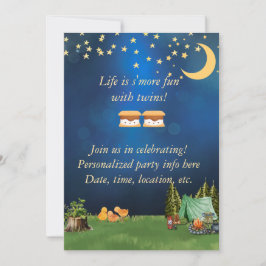 La Vida Es Más Divertida Con Invitación De Gemelos