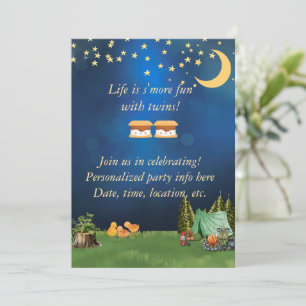 La Vida Es Más Divertida Con Invitación De Gemelos