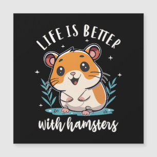 La vida es mejor con hámsters