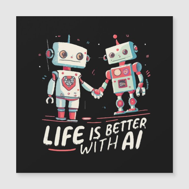 La vida es mejor con IA (Anverso)