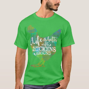 La vida es mejor con la camiseta de un granjero qu