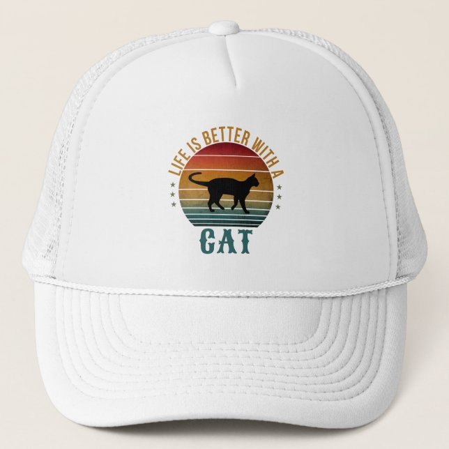 LA VIDA ES MEJOR CON UN SOMBRERO DE GATO (Anverso)