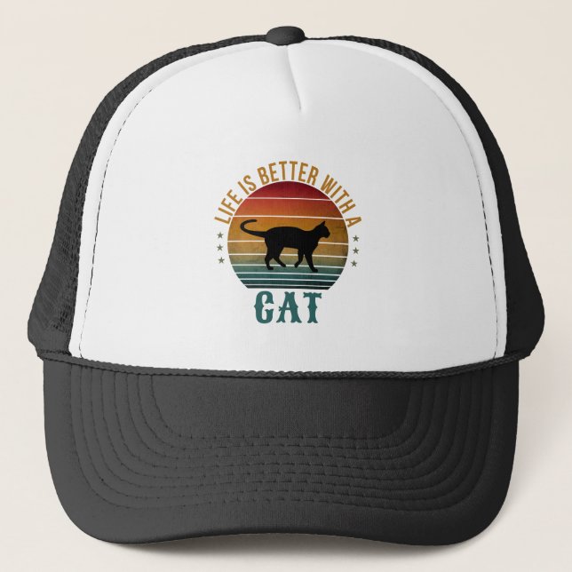 LA VIDA ES MEJOR CON UN SOMBRERO DE GATO (Anverso)
