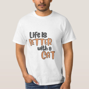 LA VIDA ES MEJOR CON UNA camiseta CAT