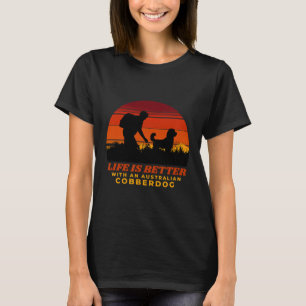 La vida es mejor con una camiseta de hombre de Cob