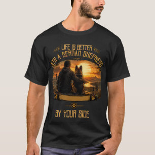 La vida es mejor con una camiseta de papá pastor a