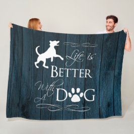 La vida es mejor con una manta de cebolla - Azul