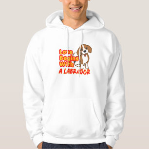 La vida es mejor con una sudadera con capucha blan