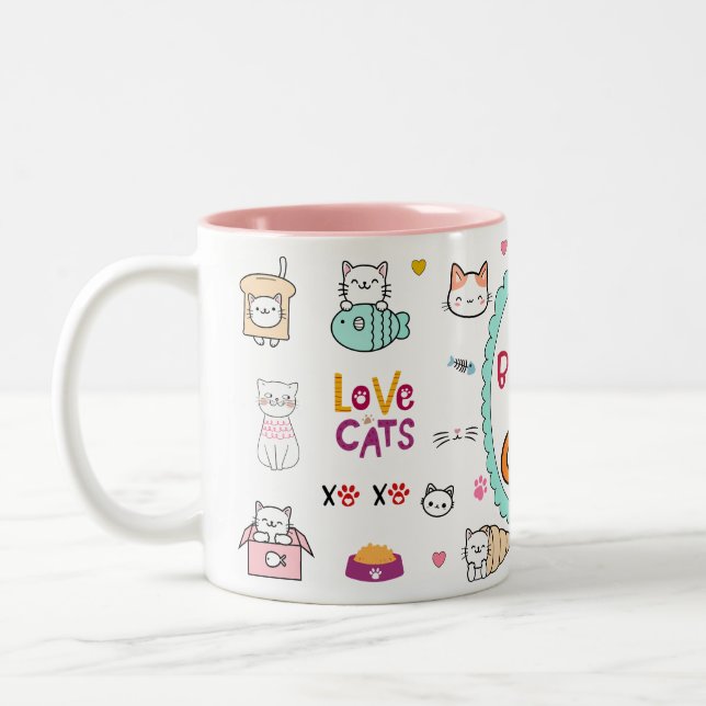 La vida es mejor con una taza de gato (Izquierda)