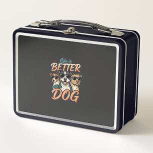 La vida es mejor con vector de perro