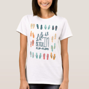 La vida es mejor en camisa de la diversión de los